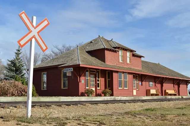The 1912 Canadian Pacific Railway train station